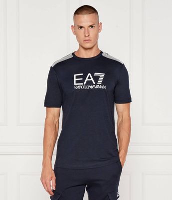 EA7 - T-shirt męski młodzieżowy ze sklepu: Gomez Fashion Store w kategorii: T-shirty męskie - zdjęcie 874714-BD9-10338_E7255M000076C52