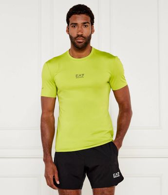 T-shirt męski na wiosnę EA7 ze sklepu: Gomez Fashion Store w kategorii: T-shirty męskie - zdjęcie 874714-BD9-10338_E7255M000089F38