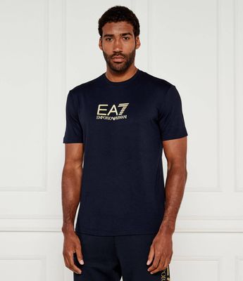 T-shirt męski wiosenny EA7 ze sklepu: Gomez Fashion Store w kategorii: T-shirty męskie - zdjęcie 874714-BD9-10338_E7255M000122C52