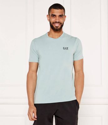 EA7 - T-shirt męski casual ze sklepu: Gomez Fashion Store w kategorii: T-shirty męskie - zdjęcie 874714-BD9-10338_E7255M000074F37