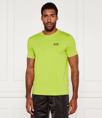 T-shirt męski wiosenny casualowy EA7 ze sklepu: Gomez Fashion Store w kategorii: T-shirty męskie - zdjęcie 874714-BD9-10338_E7255M000074F38