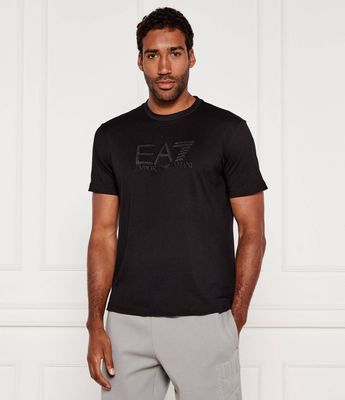 T-shirt męski na wiosnę EA7 ze sklepu: Gomez Fashion Store w kategorii: T-shirty męskie - zdjęcie 874714-BD9-10338_E7255M000075C51