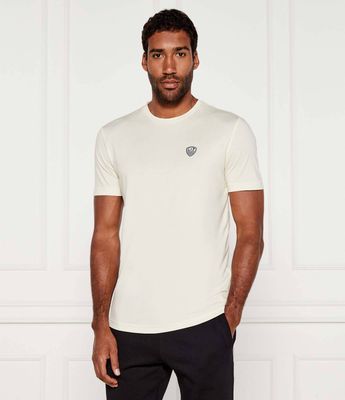 EA7 - T-shirt męski casual ze sklepu: Gomez Fashion Store w kategorii: T-shirty męskie - zdjęcie 874714-BD9-10338_E7255M000092F39