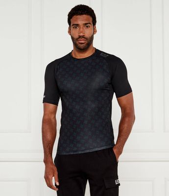 T-shirt męski casual EA7 ze sklepu: Gomez Fashion Store w kategorii: T-shirty męskie - zdjęcie 874714-BD9-10338_E7255M000105E42
