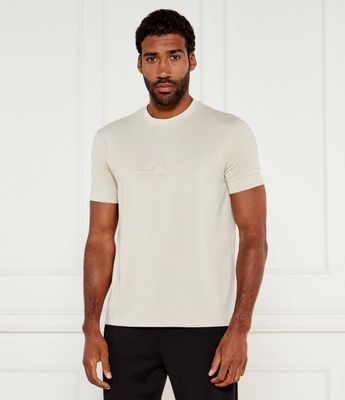 T-shirt męski na wiosnę EA7 ze sklepu: Gomez Fashion Store w kategorii: T-shirty męskie - zdjęcie 874714-BD9-10338_E7255M000116E80