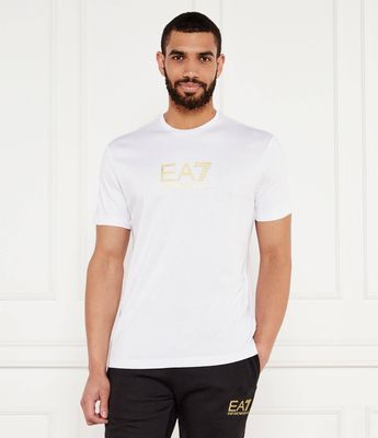 T-shirt męski na wiosnę EA7 ze sklepu: Gomez Fashion Store w kategorii: T-shirty męskie - zdjęcie 874714-BD9-10338_E7255M000122C54