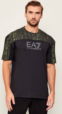 T-shirt męski w stylu młodzieżowym EA7 ze sklepu: Gomez Fashion Store w kategorii: T-shirty męskie - zdjęcie 874714-BD9-10338_E7255M000087C51