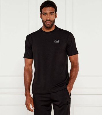 T-shirt męski casual EA7 ze sklepu: Gomez Fashion Store w kategorii: T-shirty męskie - zdjęcie 874714-BD9-10338_E7255M000091C51