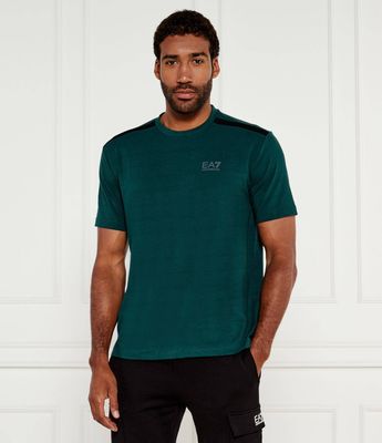 EA7 - T-shirt męski na wiosnę ze sklepu: Gomez Fashion Store w kategorii: T-shirty męskie - zdjęcie 874714-BD9-10338_E7255M000091F62