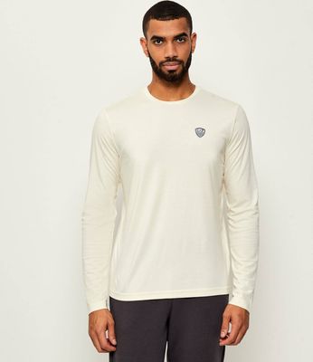 T-shirt męski casual EA7 ze sklepu: Gomez Fashion Store w kategorii: T-shirty męskie - zdjęcie 874714-BD9-10338_E7255M000098F39