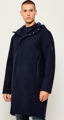 Płaszcz męski casual jesienny EA7 ze sklepu: Gomez Fashion Store w kategorii: Płaszcze męskie - zdjęcie 874714-BD9-10338_E7255M000196C52