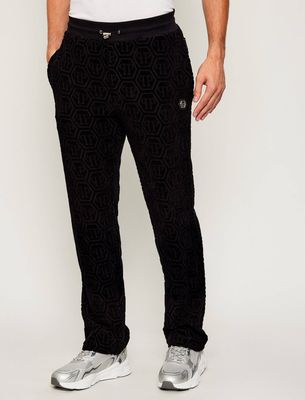 Spodnie męskie w sportowym stylu Philipp Plein ze sklepu: Gomez Fashion Store w kategorii: Spodnie męskie - zdjęcie 874714-BD9-10338_PN254M000020002