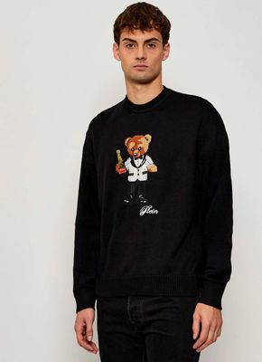 Sweter męski młodzieżowy Philipp Plein ze sklepu: Gomez Fashion Store w kategorii: Swetry męskie - zdjęcie 874714-BD9-10338_PN254M000021002