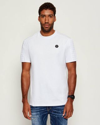 T-shirt męski casual Philipp Plein ze sklepu: Gomez Fashion Store w kategorii: T-shirty męskie - zdjęcie 874714-BD9-10338_PN254M000030001