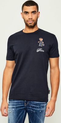 T-shirt męski młodzieżowy Philipp Plein ze sklepu: Gomez Fashion Store w kategorii: T-shirty męskie - zdjęcie 874714-BD9-10338_PN254M000035024