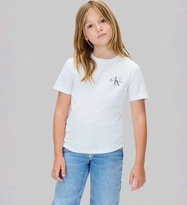 Bluzka dziewczęca na lato Calvin Klein Jeans ze sklepu: Gomez Fashion Store w kategorii: Bluzki dziewczęce
