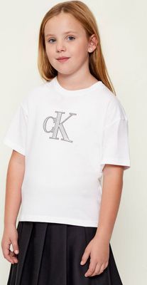 Bluzka dziewczęca letnia Calvin Klein Jeans ze sklepu: Gomez Fashion Store w kategorii: Bluzki dziewczęce