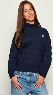 Sweter dziewczęcy jesienny Tommy Hilfiger ze sklepu: Gomez Fashion Store w kategorii: Swetry dziewczęce