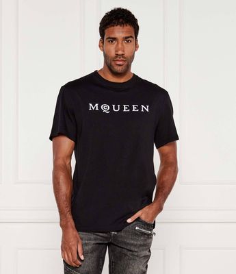 T-shirt męski na wiosnę Alexander McQueen ze sklepu: Gomez Fashion Store w kategorii: T-shirty męskie - zdjęcie 874714-BD9-10338_AQ254M000001164