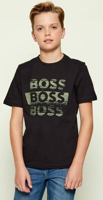 BOSS Kidswear - T-shirt chłopięce na lato ze sklepu: Gomez Fashion Store w kategorii: T-shirty chłopięce