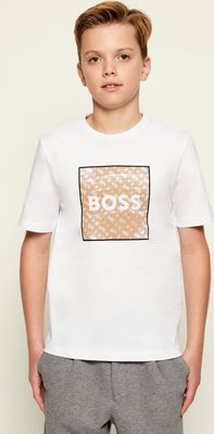 T-shirt chłopięce na lato BOSS Kidswear ze sklepu: Gomez Fashion Store w kategorii: T-shirty chłopięce