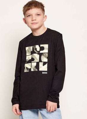 T-shirt chłopięce jesienny BOSS Kidswear ze sklepu: Gomez Fashion Store w kategorii: T-shirty chłopięce