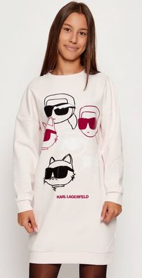 Sukienka dziewczęca wiosenna Karl Lagerfeld Kids ze sklepu: Gomez Fashion Store w kategorii: Sukienki dziewczęce