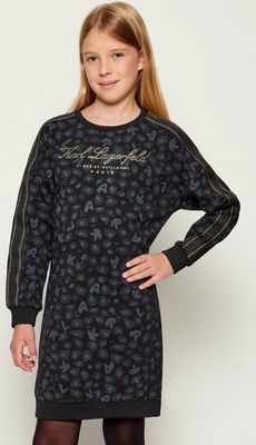 Sukienka dziewczęca na wiosnę Karl Lagerfeld Kids ze sklepu: Gomez Fashion Store w kategorii: Sukienki dziewczęce