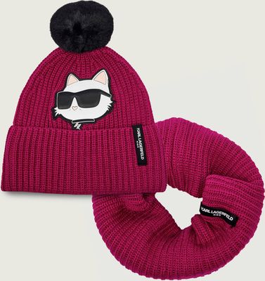 Czapka dziecięca Karl Lagerfeld Kids ze sklepu: Gomez Fashion Store w kategorii: Czapki dziecięce