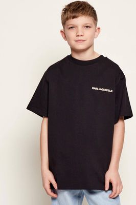 T-shirt chłopięce na lato Karl Lagerfeld Kids ze sklepu: Gomez Fashion Store w kategorii: T-shirty chłopięce