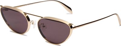Okulary przeciwsłoneczne damskie Alexander McQueen ze sklepu: Gomez Fashion Store w kategorii: Okulary przeciwsłoneczne damskie - zdjęcie 874714-BD9-10338_AQ252W000004101
