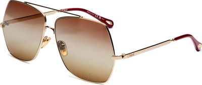 Okulary przeciwsłoneczne damskie Chloe ze sklepu: Gomez Fashion Store w kategorii: Okulary przeciwsłoneczne damskie - zdjęcie 874714-BD9-10338_CH252W000004001