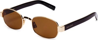 Okulary przeciwsłoneczne damskie Saint Laurent ze sklepu: Gomez Fashion Store w kategorii: Okulary przeciwsłoneczne damskie - zdjęcie 874714-BD9-10338_SL252U000006001