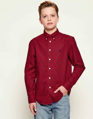 Koszula chłopięca jesienna Polo Ralph Lauren ze sklepu: Gomez Fashion Store w kategorii: Koszule chłopięce
