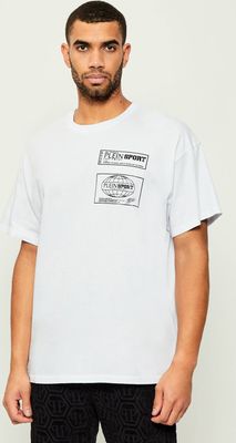 T-shirt męski na wiosnę Plein Sport ze sklepu: Gomez Fashion Store w kategorii: T-shirty męskie - zdjęcie 874714-BD9-10338_PS254M000013101