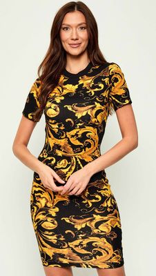 Sukienka dopasowana Versace Jeans Couture ze sklepu: Gomez Fashion Store w kategorii: Sukienki - zdjęcie 874714-BD9-10338_VR255W000024A06