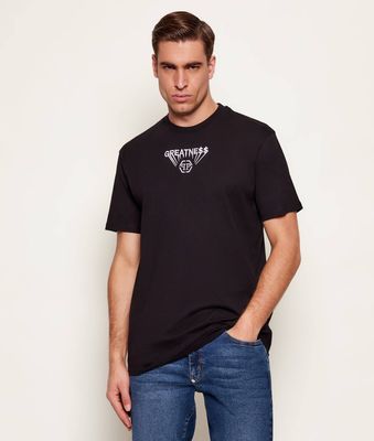 T-shirt męski Philipp Plein ze sklepu: Gomez Fashion Store w kategorii: T-shirty męskie - zdjęcie 874714-BD9-10338_PN255M000017002
