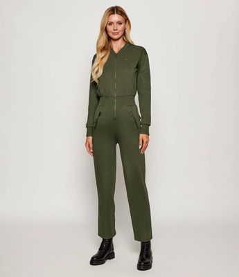 Kombinezon damski casual elegancki Aeronautica Militare ze sklepu: Gomez Fashion Store w kategorii: Kombinezony damskie - zdjęcie 874714-BD9-10338_AM254W000002370