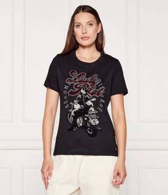 Bluzka damska na wiosnę Aeronautica Militare ze sklepu: Gomez Fashion Store w kategorii: Bluzki damskie - zdjęcie 874714-BD9-10338_AM254W000004136