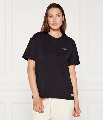 Bluzka damska na wiosnę Aeronautica Militare ze sklepu: Gomez Fashion Store w kategorii: Bluzki damskie - zdjęcie 874714-BD9-10338_AM254W000005136