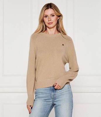 Sweter damski casual Aeronautica Militare ze sklepu: Gomez Fashion Store w kategorii: Swetry damskie - zdjęcie 874714-BD9-10338_AM254W000009372
