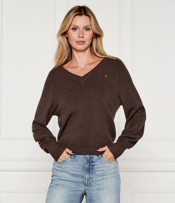 Sweter damski casual na zimę Aeronautica Militare ze sklepu: Gomez Fashion Store w kategorii: Swetry damskie - zdjęcie 874714-BD9-10338_AM254W000010373