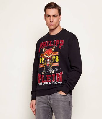 Bluza męska w stylu młodzieżowym Philipp Plein ze sklepu: Gomez Fashion Store w kategorii: Bluzy męskie - zdjęcie 874714-BD9-10338_PN255M000023002