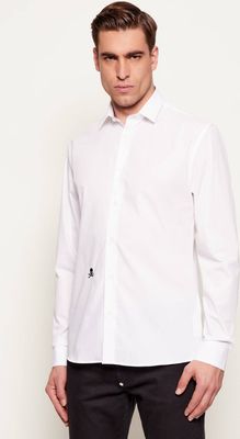 Koszula męska z klasycznym kołnierzykiem Philipp Plein ze sklepu: Gomez Fashion Store w kategorii: Koszule męskie - zdjęcie 874714-BD9-10338_PN255M000028001