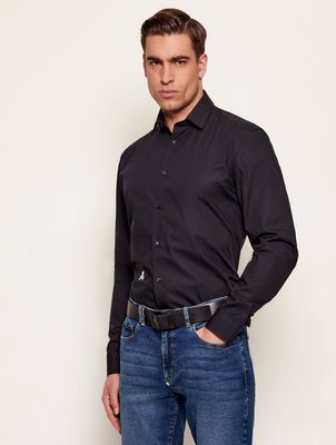 Koszula męska z klasycznym kołnierzykiem Philipp Plein ze sklepu: Gomez Fashion Store w kategorii: Koszule męskie - zdjęcie 874714-BD9-10338_PN255M000028002