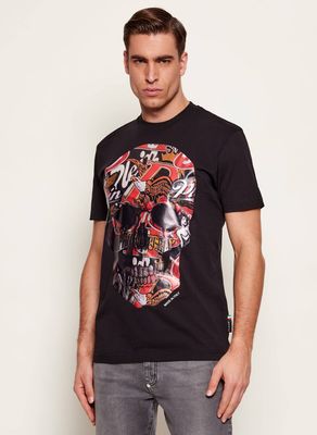 T-shirt męski młodzieżowy Philipp Plein ze sklepu: Gomez Fashion Store w kategorii: T-shirty męskie - zdjęcie 874714-BD9-10338_PN255M000033002