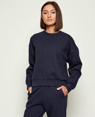 Bluza damska jesienna Emporio Armani ze sklepu: Gomez Fashion Store w kategorii: Bluzy damskie - zdjęcie 874714-BD9-10338_EB255W000001S17