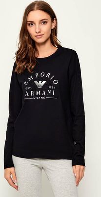 Piżama z napisami Emporio Armani ze sklepu: Gomez Fashion Store w kategorii: Piżamy damskie - zdjęcie 874714-BD9-10338_EB255W000009M13