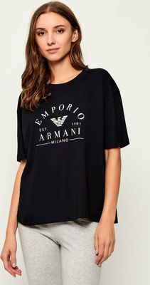 Piżama w nadruki Emporio Armani ze sklepu: Gomez Fashion Store w kategorii: Piżamy damskie - zdjęcie 874714-BD9-10338_EB255W000010M13