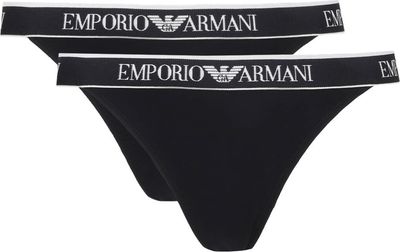 Majtki damskie z napisem Emporio Armani ze sklepu: Gomez Fashion Store w kategorii: Majtki damskie - zdjęcie 874714-BD9-10338_EB255W000015R20